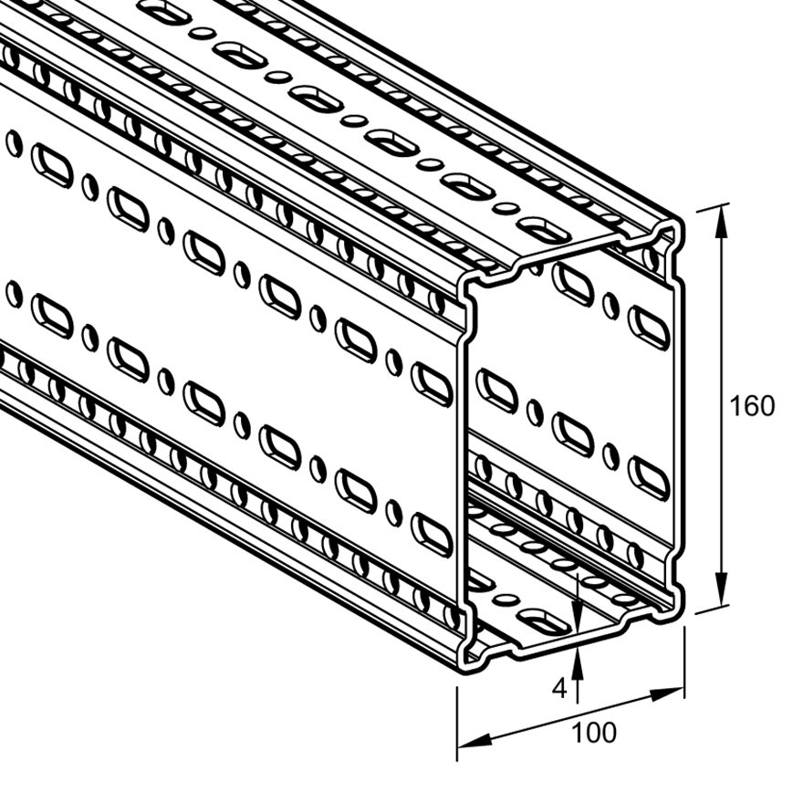 Trägerprofil TP 100/160